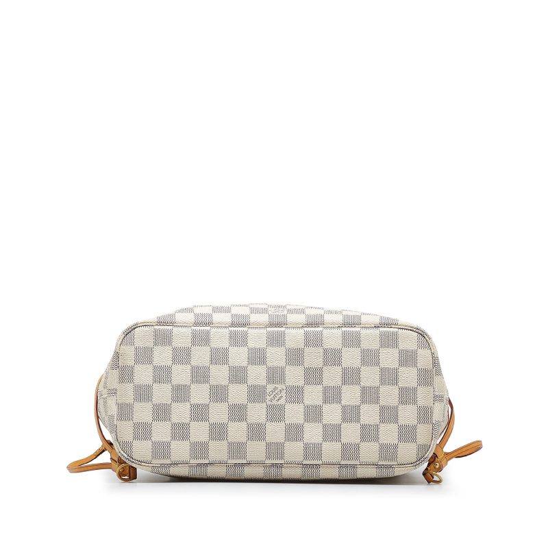 LOUIS VUITTON Damier Azur Neverfull PM Tote Bag - Logoexplore - Image 4