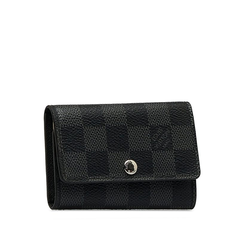 LOUIS VUITTON Damier Graphite 6 Key Holder - Logoexplore - Image 2