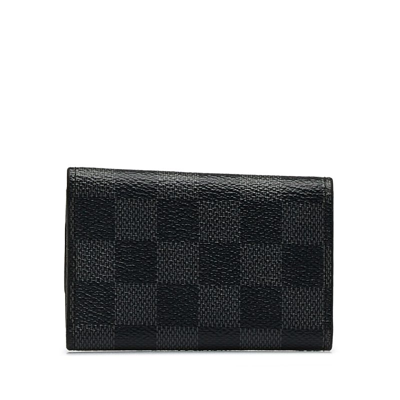 LOUIS VUITTON Damier Graphite 6 Key Holder - Logoexplore - Image 3