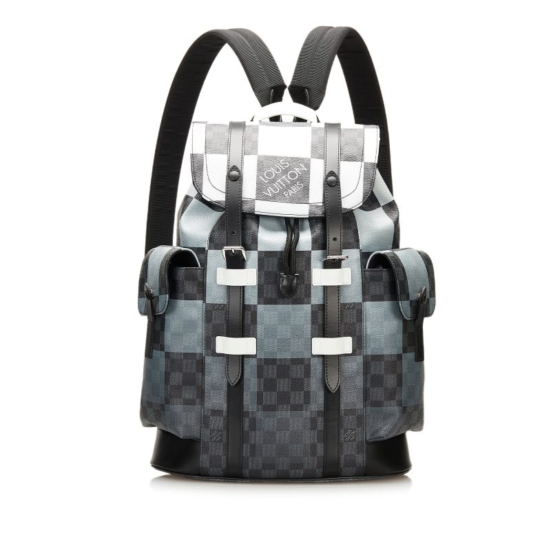 Louis Vuitton Christopher Backpack Giant Damier Graphite Canvas - Logoexplore