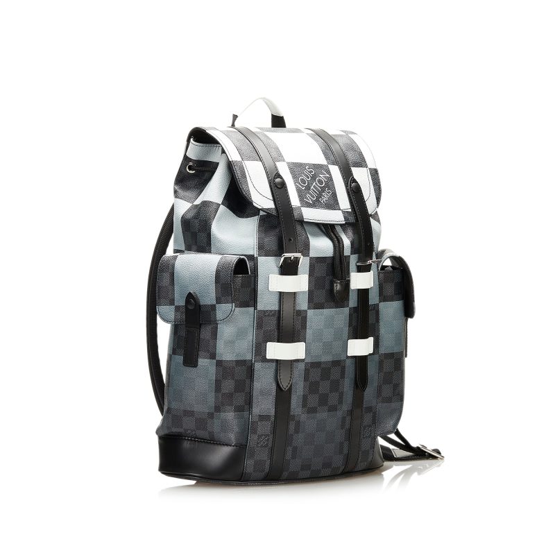 Louis Vuitton Christopher Backpack Giant Damier Graphite Canvas - Logoexplore - Image 2