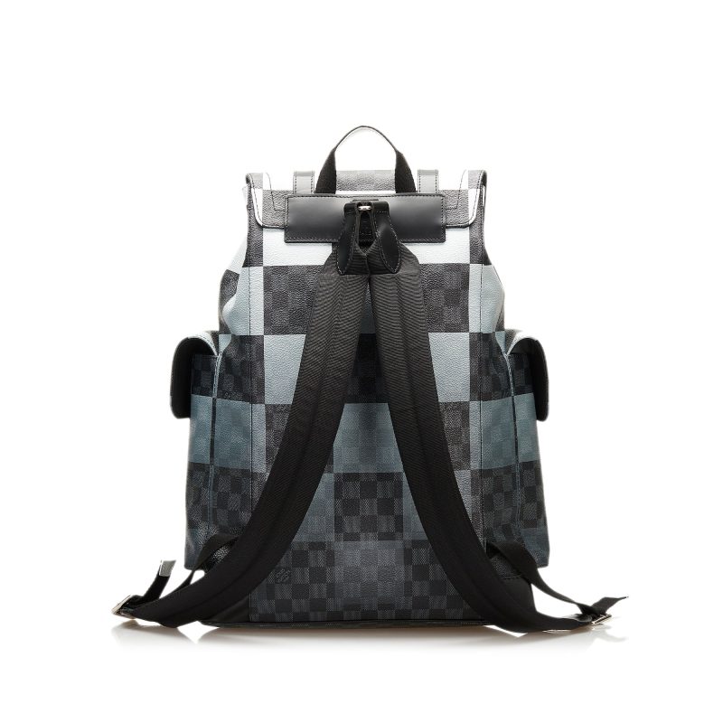 Louis Vuitton Christopher Backpack Giant Damier Graphite Canvas - Logoexplore - Image 3