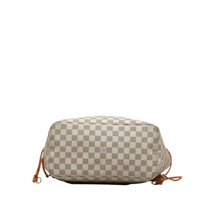 LOUIS VUITTON Damier Azur Neverfull MM Tote Bag - Logoexplore - Image 4