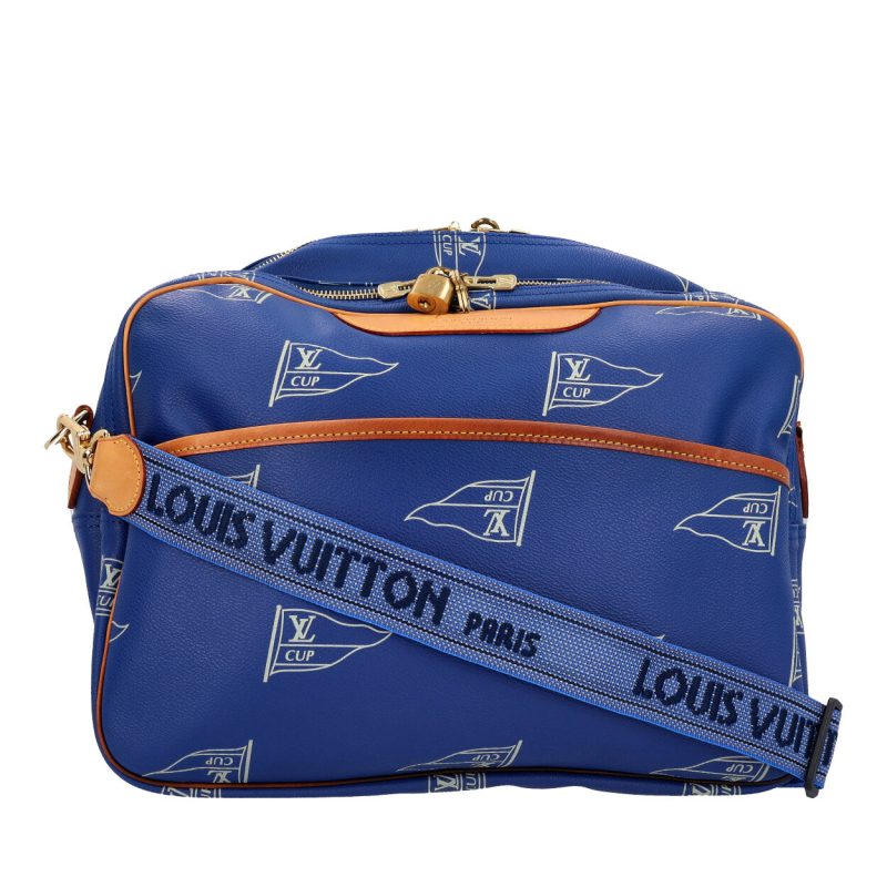 LOUIS VUITTON Canvas 1991 LV Cup Sail Sac Cowes Messenger Blue - Logoexplore