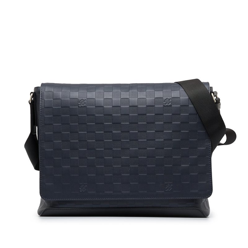 LOUIS VUITTON Damier Infini District MM Crossbody Bag - Logoexplore