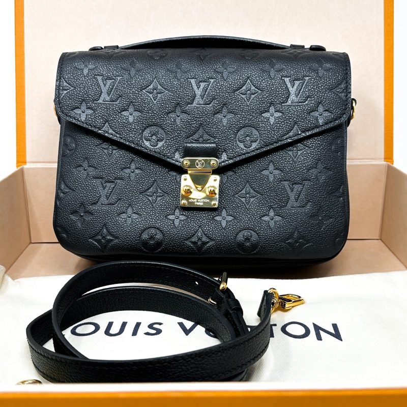 LOUIS VUITTON Empreinte Pochette Metis Black - Logoexplore