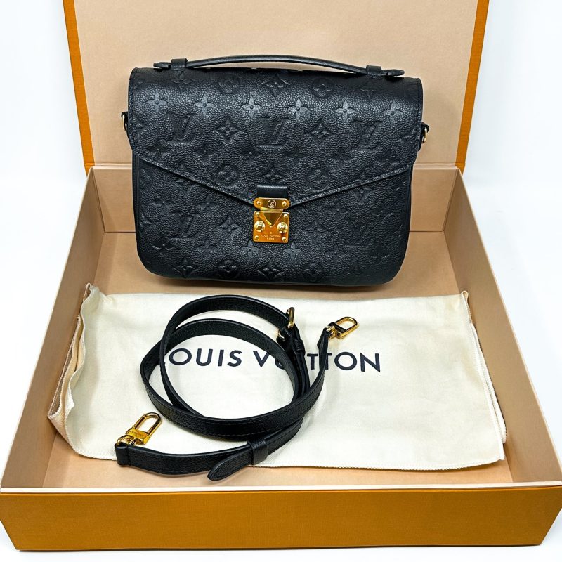 LOUIS VUITTON Empreinte Pochette Metis Black - Logoexplore - Image 2