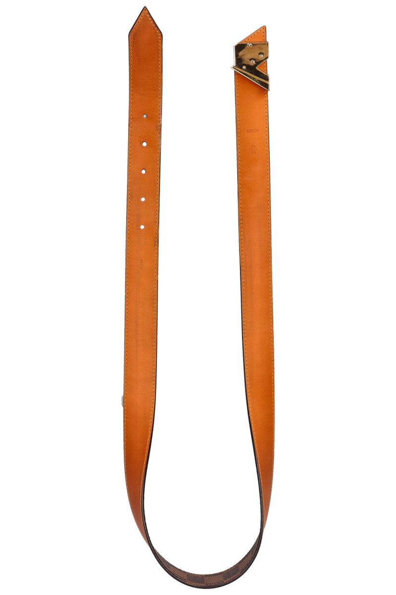 LOUIS VUITTON Essential V Belt 30 Damier Ebene - Logoexplore - Image 4