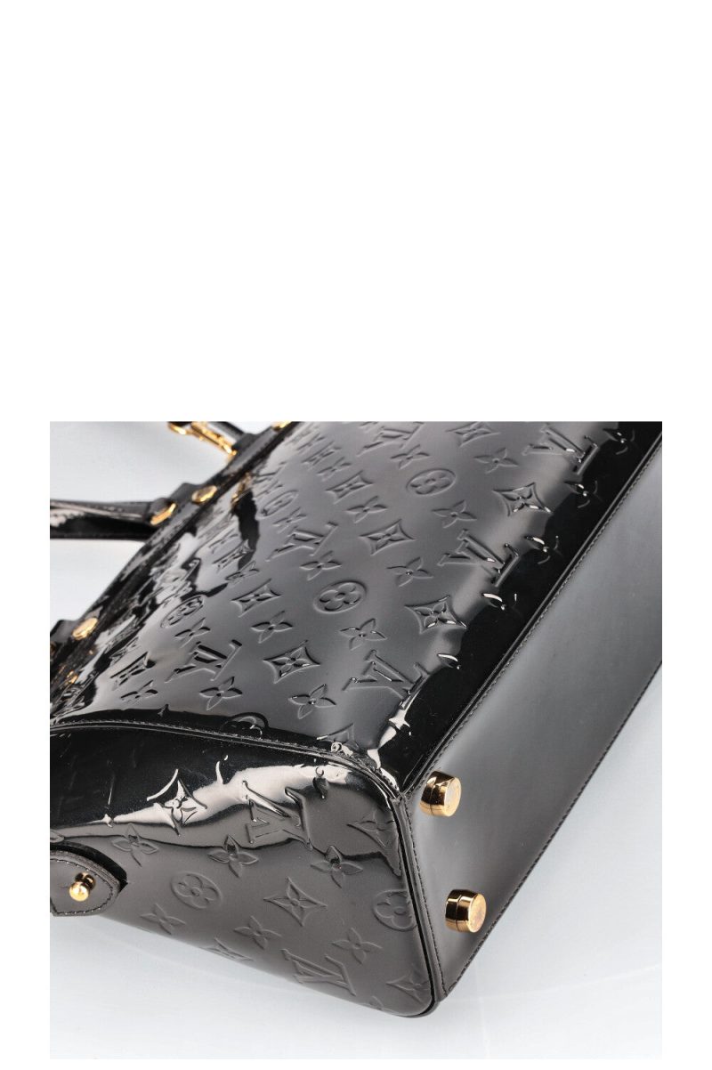 LOUIS VUITTON Brea Bag MM Vernis Black - Logoexplore - Image 10