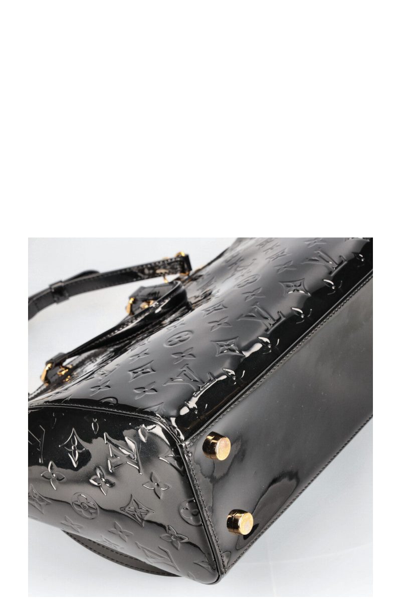 LOUIS VUITTON Brea Bag MM Vernis Black - Logoexplore - Image 9