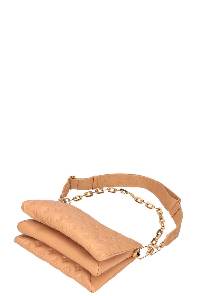 LOUIS VUITTON Coussin PM Bag Beige Empreinte - Logoexplore - Image 8