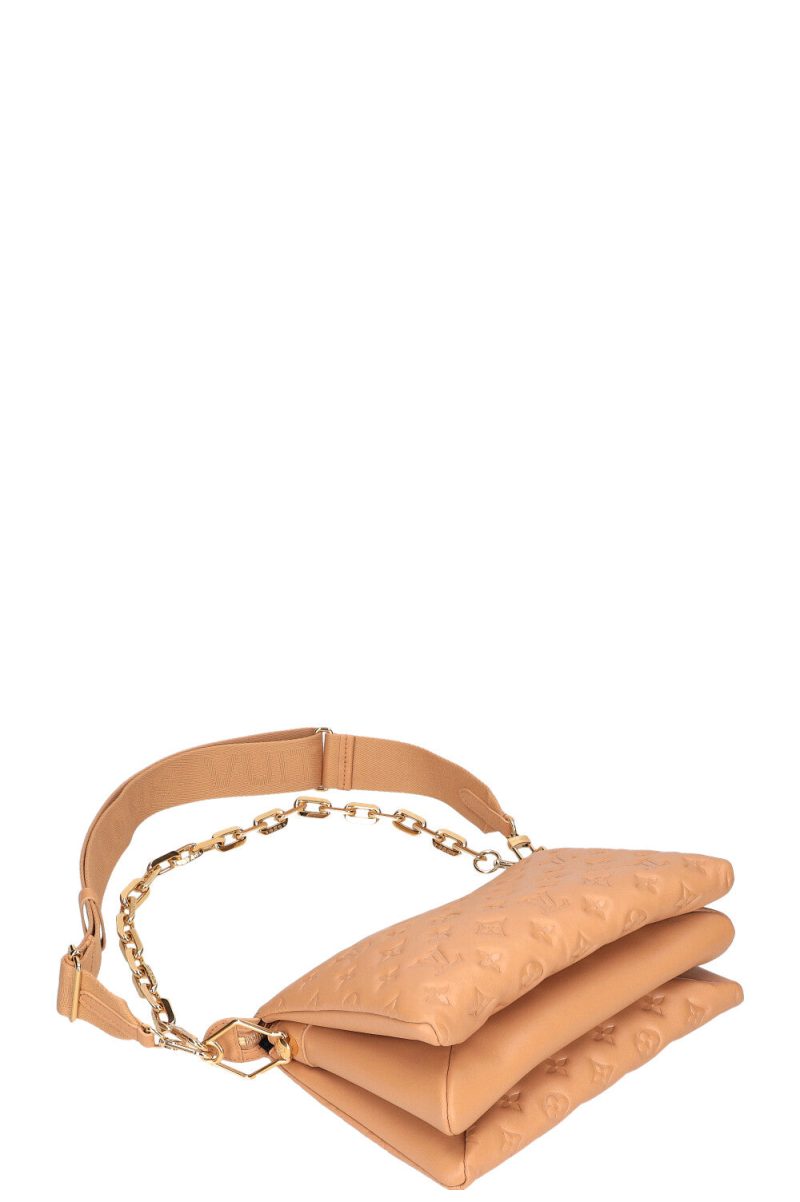 LOUIS VUITTON Coussin PM Bag Beige Empreinte - Logoexplore - Image 9