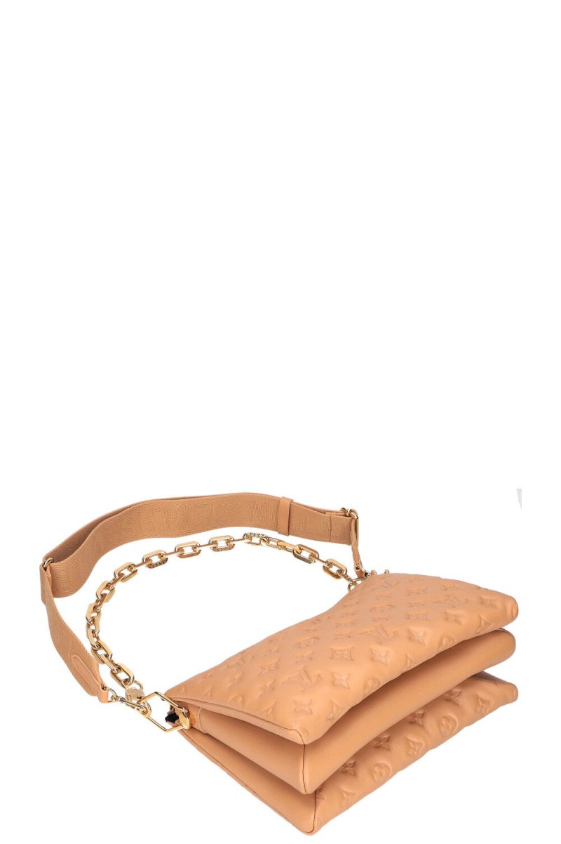 LOUIS VUITTON Coussin PM Bag Beige Empreinte - Logoexplore - Image 10