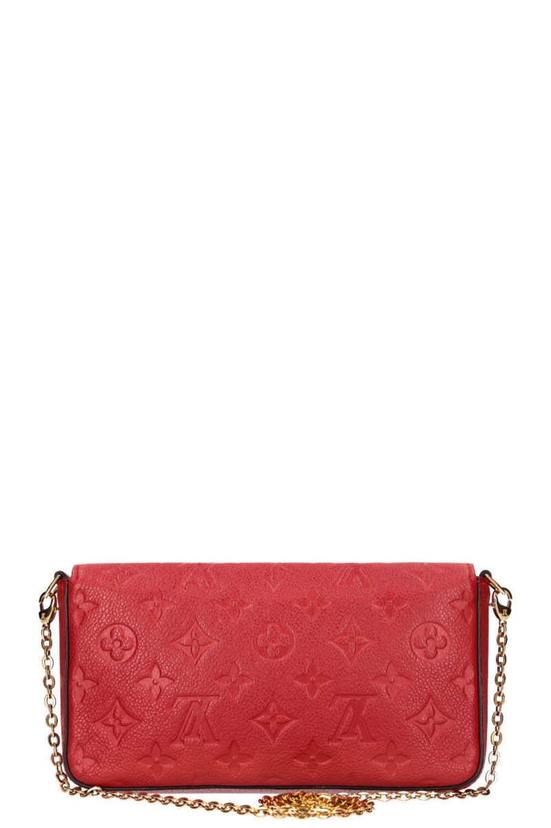 LOUIS VUITTON Felicie Pochette MNG Empreinte Red - Logoexplore - Image 6