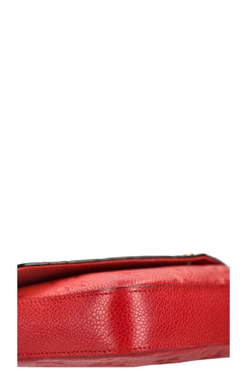 LOUIS VUITTON Felicie Pochette MNG Empreinte Red - Logoexplore - Image 9