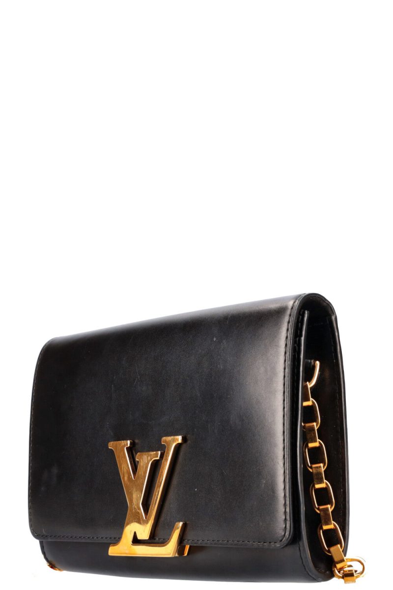 LOUIS VUITTON Chain Louise Bag GM Black - Logoexplore - Image 7