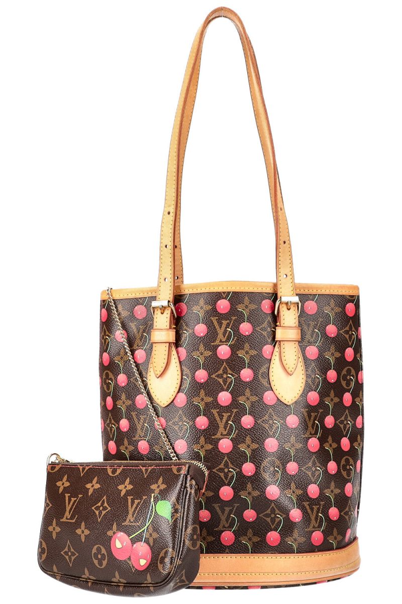 LOUIS VUITTON Bucket Bag Monogram Cerises - Logoexplore