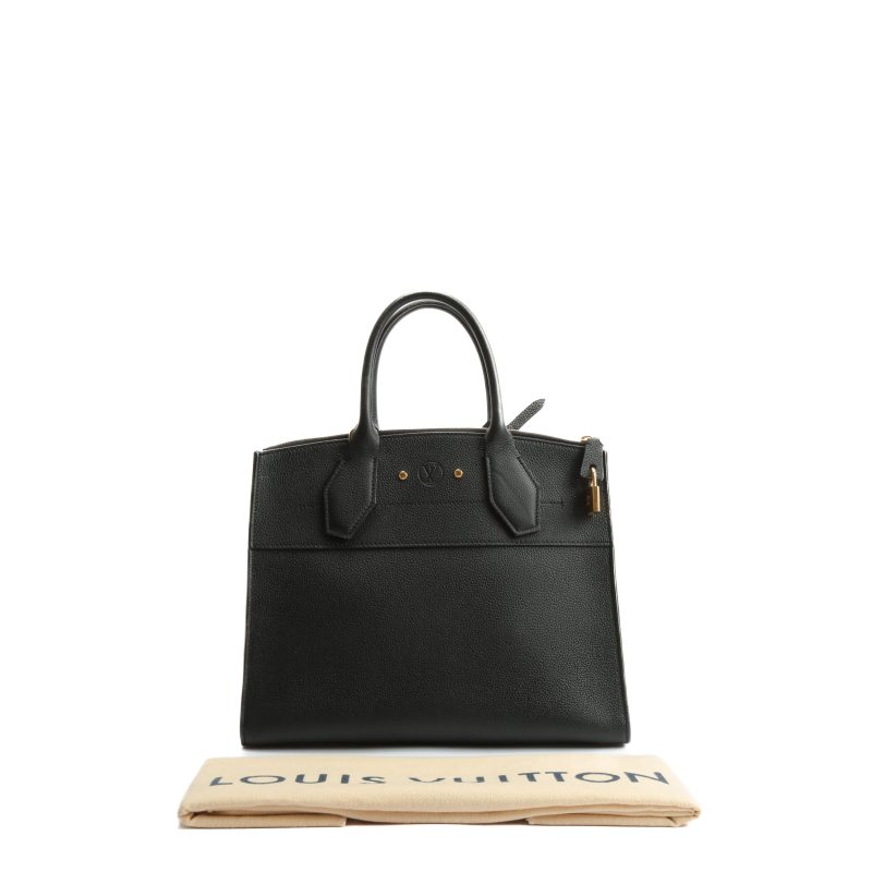LOUIS VUITTON City Steamer MM - Leather Black - Logoexplore - Image 3