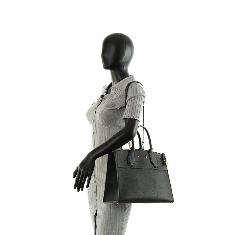 LOUIS VUITTON City Steamer MM - Leather Black - Logoexplore - Image 2
