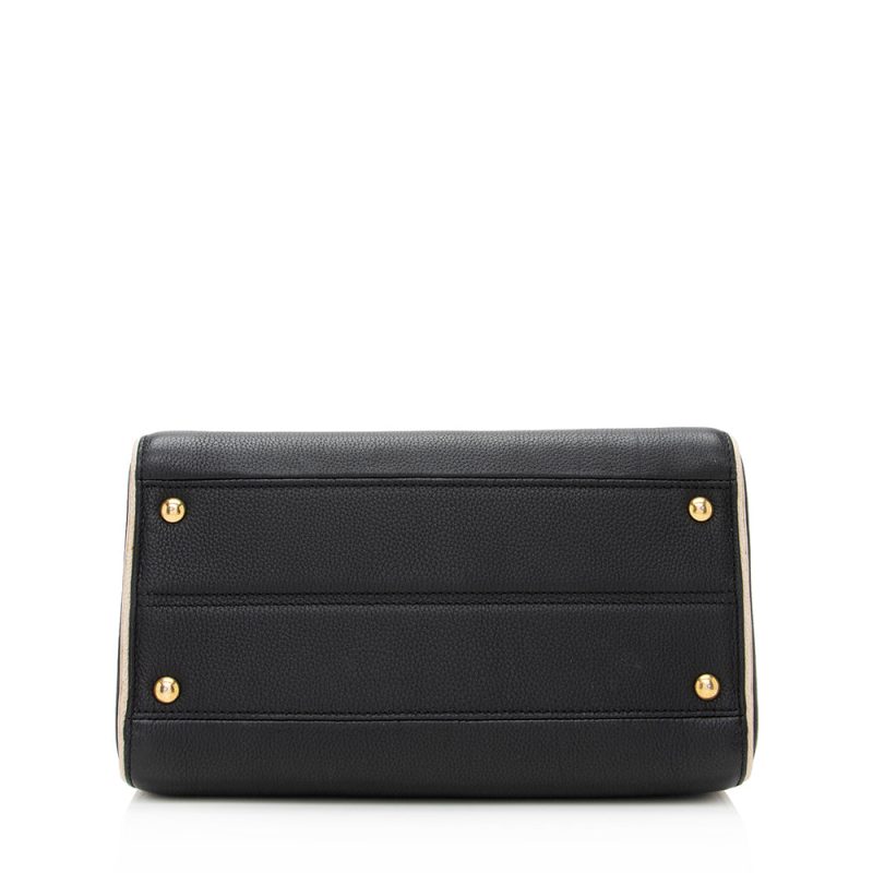 Louis Vuitton Calf Leather Monogram Canvas Double V Satchel (20589) - Logoexplore - Image 4