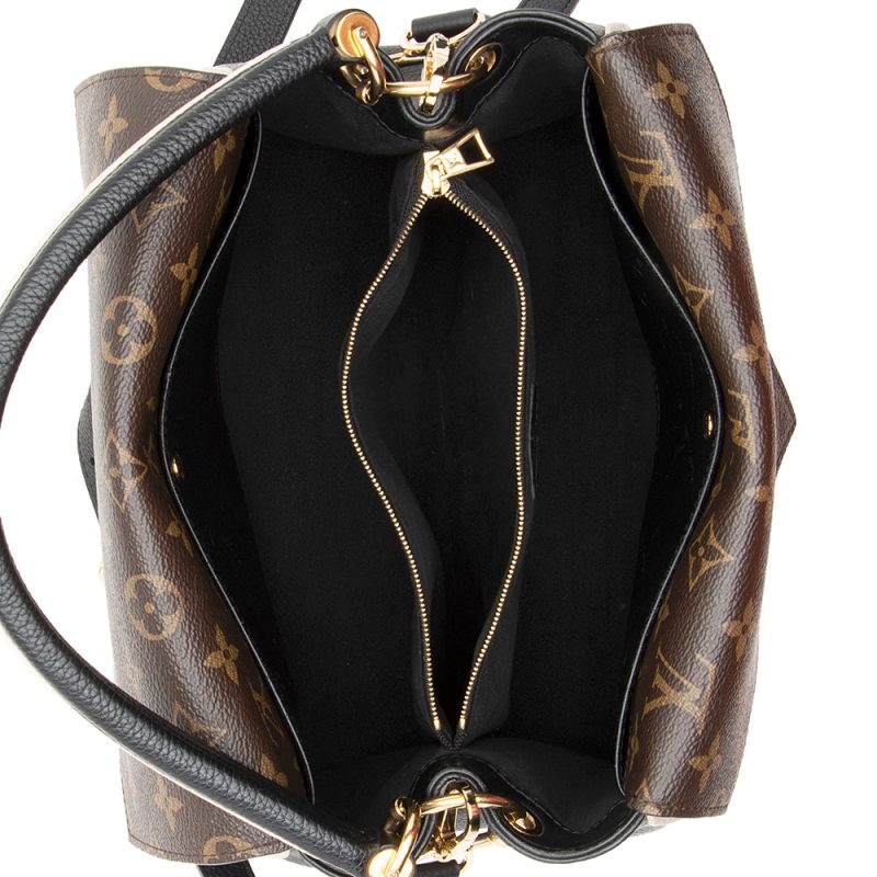 Louis Vuitton Calf Leather Monogram Canvas Double V Satchel (20589) - Logoexplore - Image 7