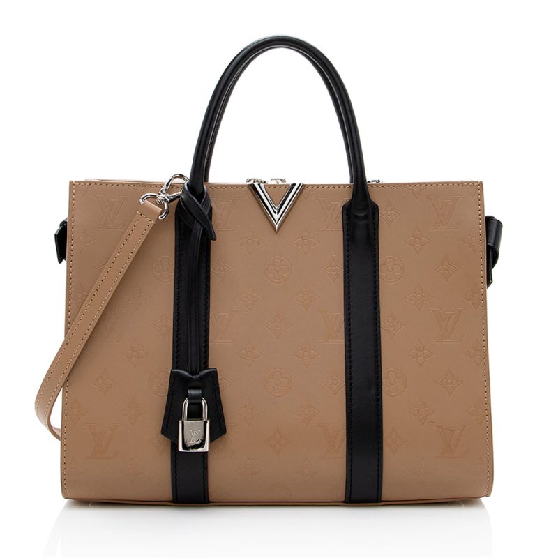 Louis Vuitton Cuir Plume Very MM Tote (16827) - Logoexplore