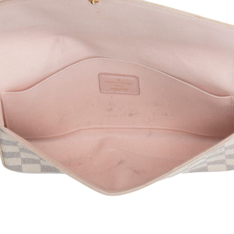 Louis Vuitton Damier Azur Felicie Pochette (PbG3In) - Logoexplore - Image 5