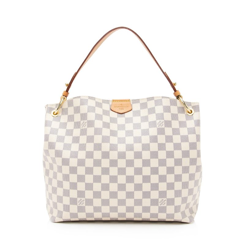 Louis Vuitton Damier Azur Graceful PM Hobo (ASTeO8) - Logoexplore
