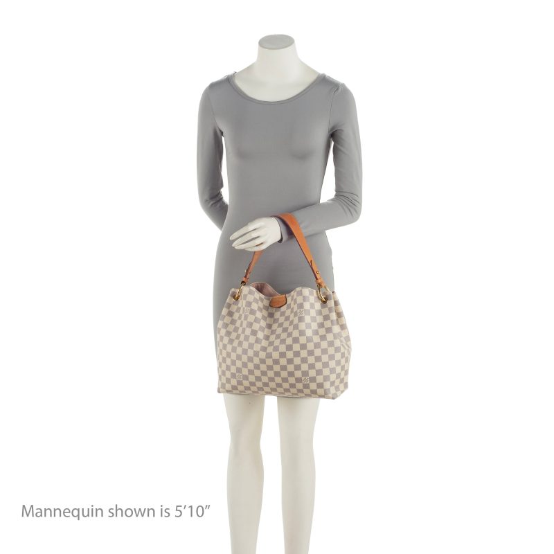 Louis Vuitton Damier Azur Graceful PM Hobo (ASTeO8) - Logoexplore - Image 5