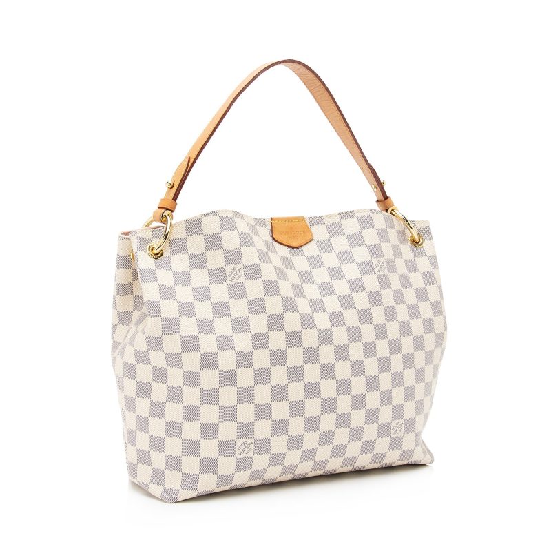 Louis Vuitton Damier Azur Graceful PM Hobo (ASTeO8) - Logoexplore - Image 2