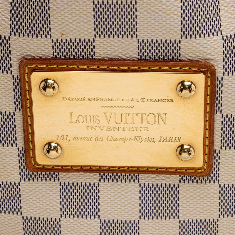 Louis Vuitton Damier Azur Hampstead MM Tote (21018) - Logoexplore - Image 9