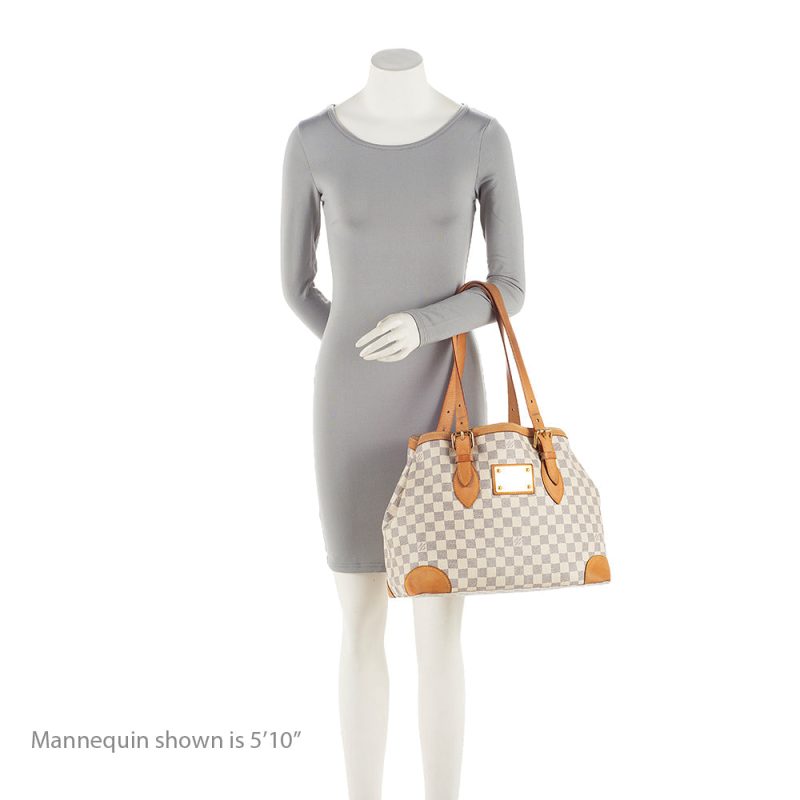 Louis Vuitton Damier Azur Hampstead MM Tote (21018) - Logoexplore - Image 5