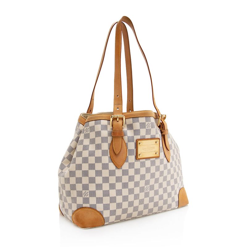 Louis Vuitton Damier Azur Hampstead MM Tote (21018) - Logoexplore - Image 2