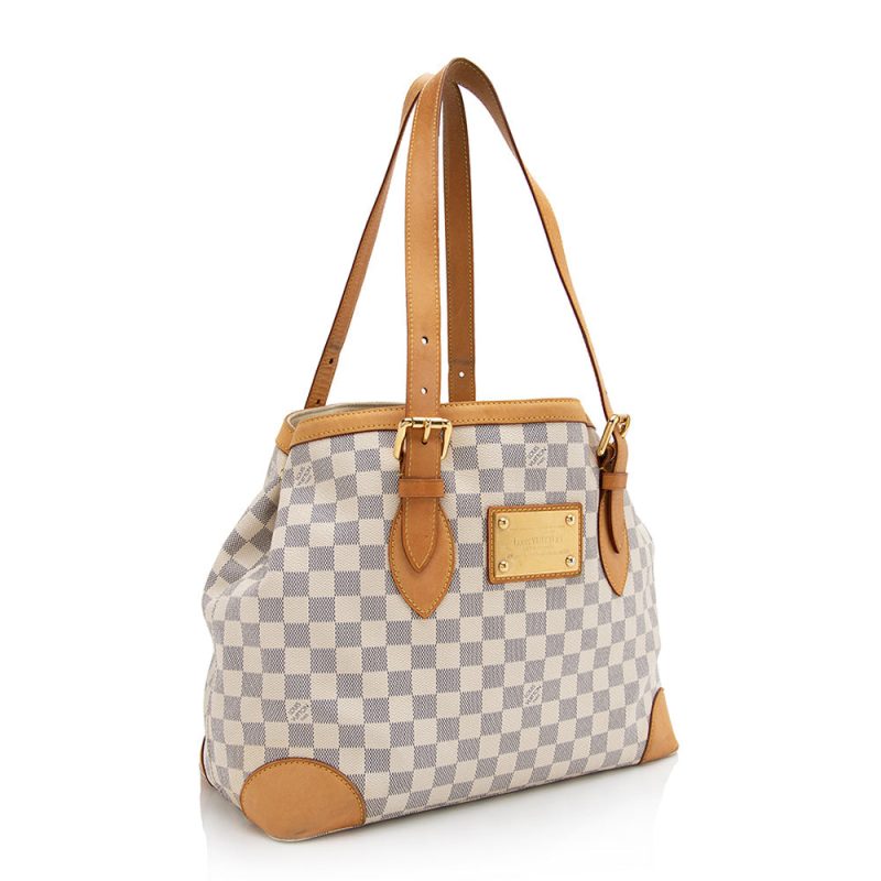 Louis Vuitton Damier Azur Hampstead MM Tote (21912) - Logoexplore - Image 2