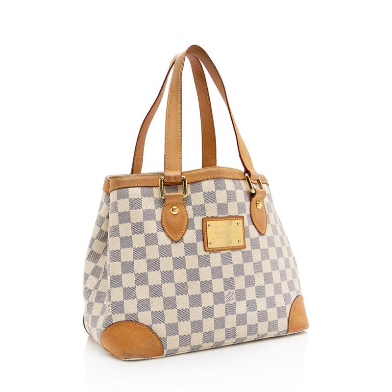 Louis Vuitton Damier Azur Hampstead PM Tote (18404) - Logoexplore - Image 2