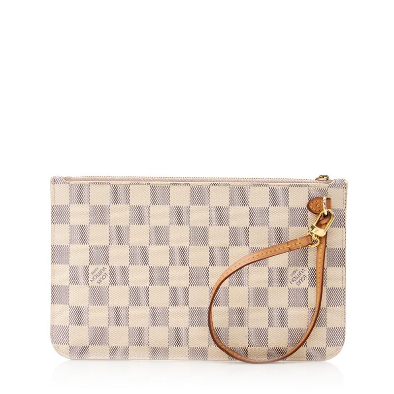 Louis Vuitton Damier Azur Neverfull MM Pochette (20736) - Logoexplore - Image 3