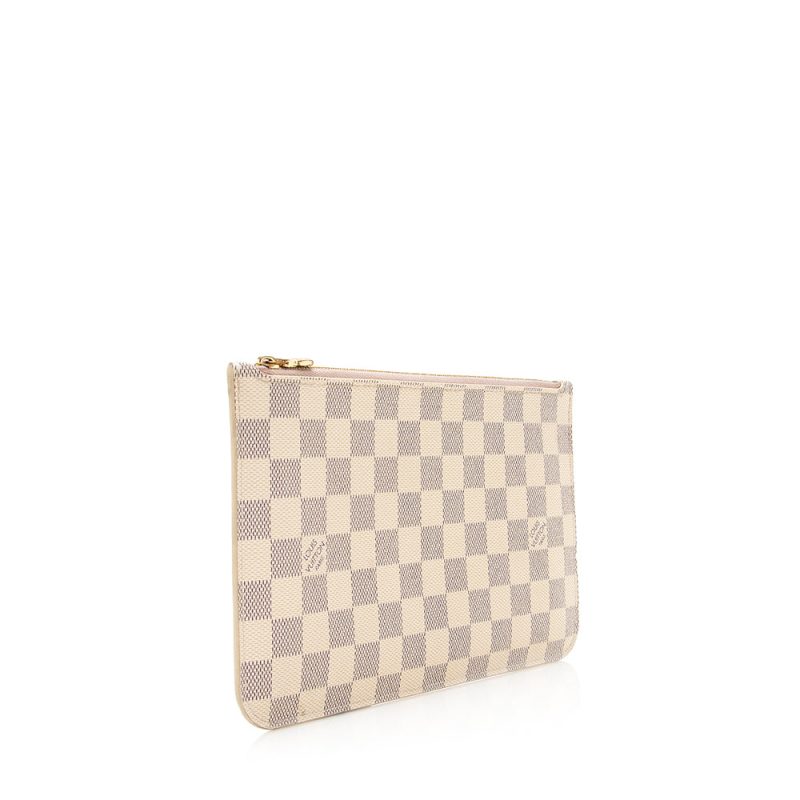 Louis Vuitton Damier Azur Neverfull MM Pochette (20736) - Logoexplore - Image 2