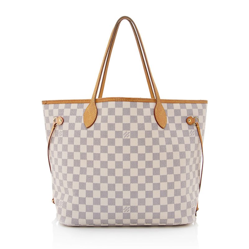Louis Vuitton Damier Azur Neverfull MM Tote (21930) - Logoexplore