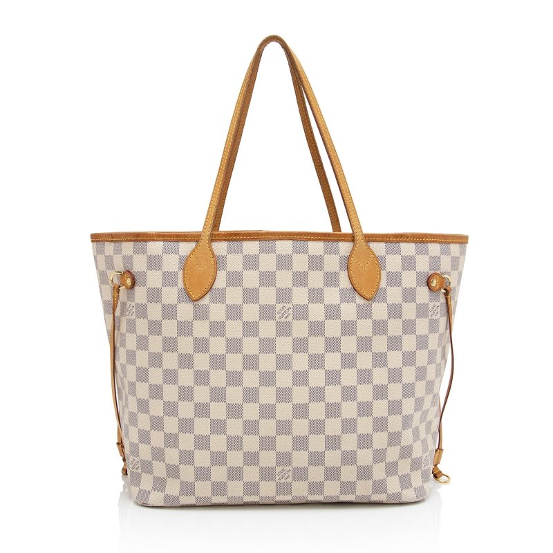 Louis Vuitton Damier Azur Neverfull MM Tote (UaNXaa) - Logoexplore - Image 3