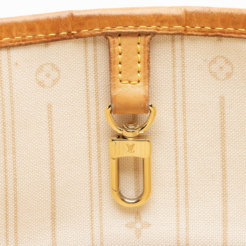 Louis Vuitton Damier Azur Neverfull MM Tote (UaNXaa) - Logoexplore - Image 9