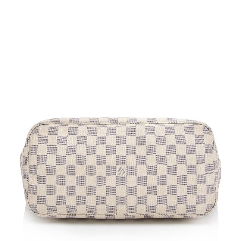 Louis Vuitton Damier Azur Neverfull MM Tote (76IDSl) - Logoexplore - Image 4