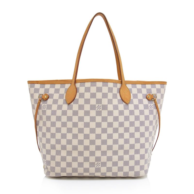 Louis Vuitton Damier Azur Neverfull MM Tote (76IDSl) - Logoexplore