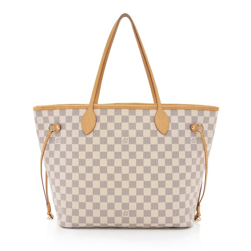 Louis Vuitton Damier Azur Neverfull MM Tote (uaROfL) - Logoexplore - Image 3