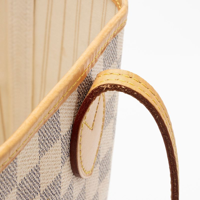 Louis Vuitton Damier Azur Neverfull MM Tote (uaROfL) - Logoexplore - Image 7