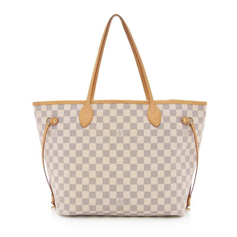 Louis Vuitton Damier Azur Neverfull MM Tote (uaROfL) - Logoexplore