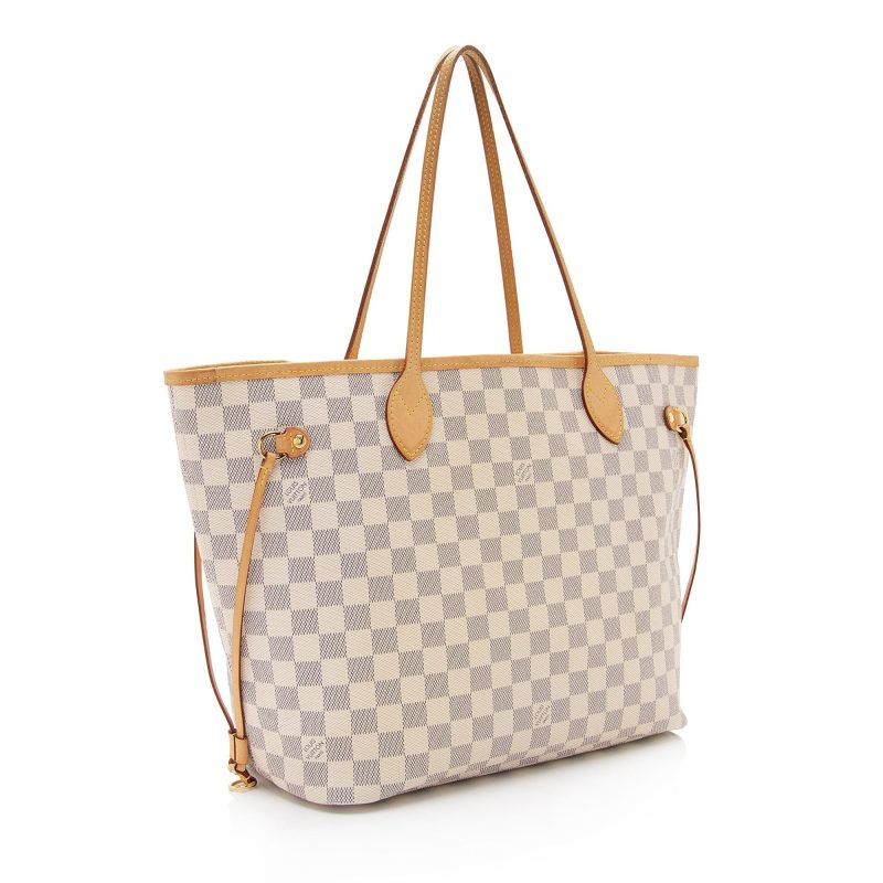 Louis Vuitton Damier Azur Neverfull MM Tote (uaROfL) - Logoexplore - Image 2