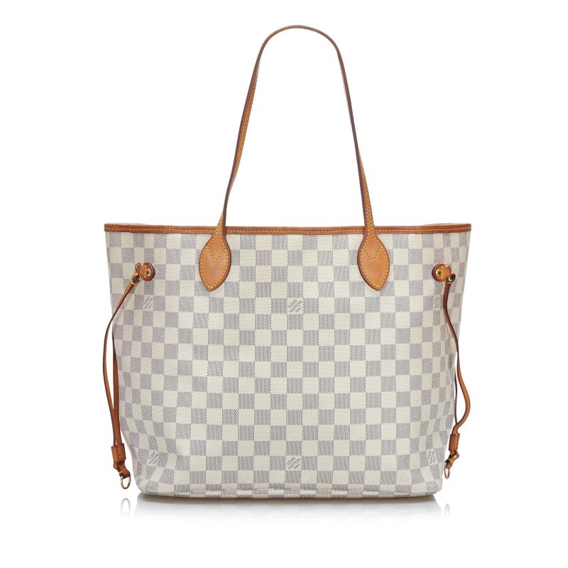Louis Vuitton Damier Azur Neverfull MM (OiKWC6) - Logoexplore - Image 3