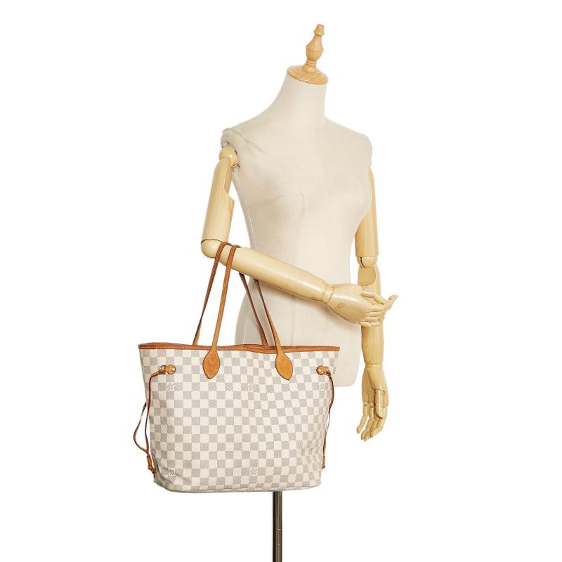 Louis Vuitton Damier Azur Neverfull MM (OiKWC6) - Logoexplore - Image 5