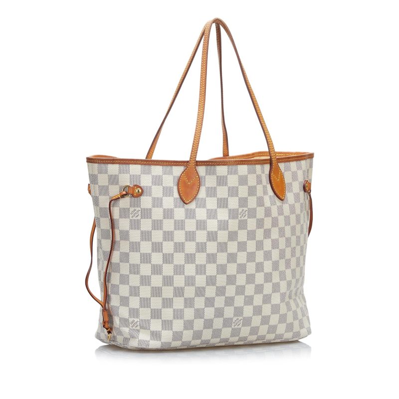 Louis Vuitton Damier Azur Neverfull MM (OiKWC6) - Logoexplore - Image 2