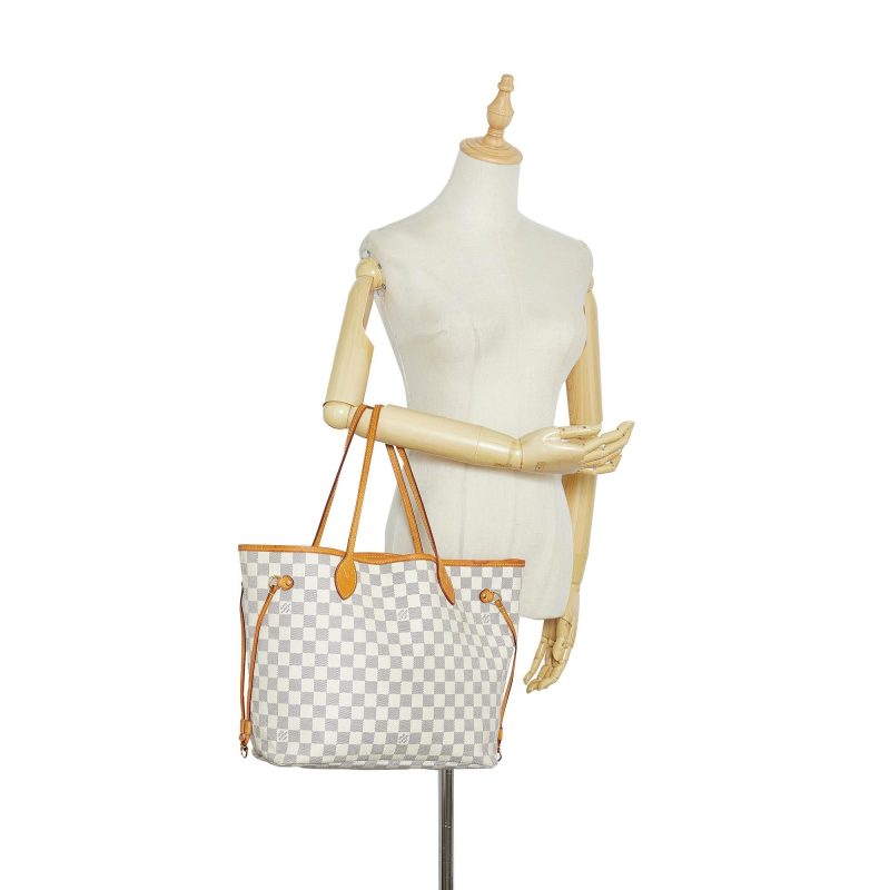 Louis Vuitton Damier Azur Neverfull MM (drTpRj) - Logoexplore - Image 5